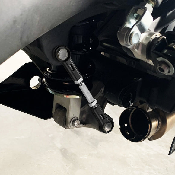 Suzuki GSX - R600 R750 R1000 Kawasaki ZX - 6R 9R 10R 12R Adjustable 1" - 3.5" Rear Lowering Link - Mofun - 90506019