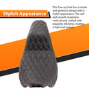 Two Up Driver&Passenger Seat 2 - Up Seat for 2008 - 2023 Harley Touring Models | Red Double Stitching - Mofun - 90304009