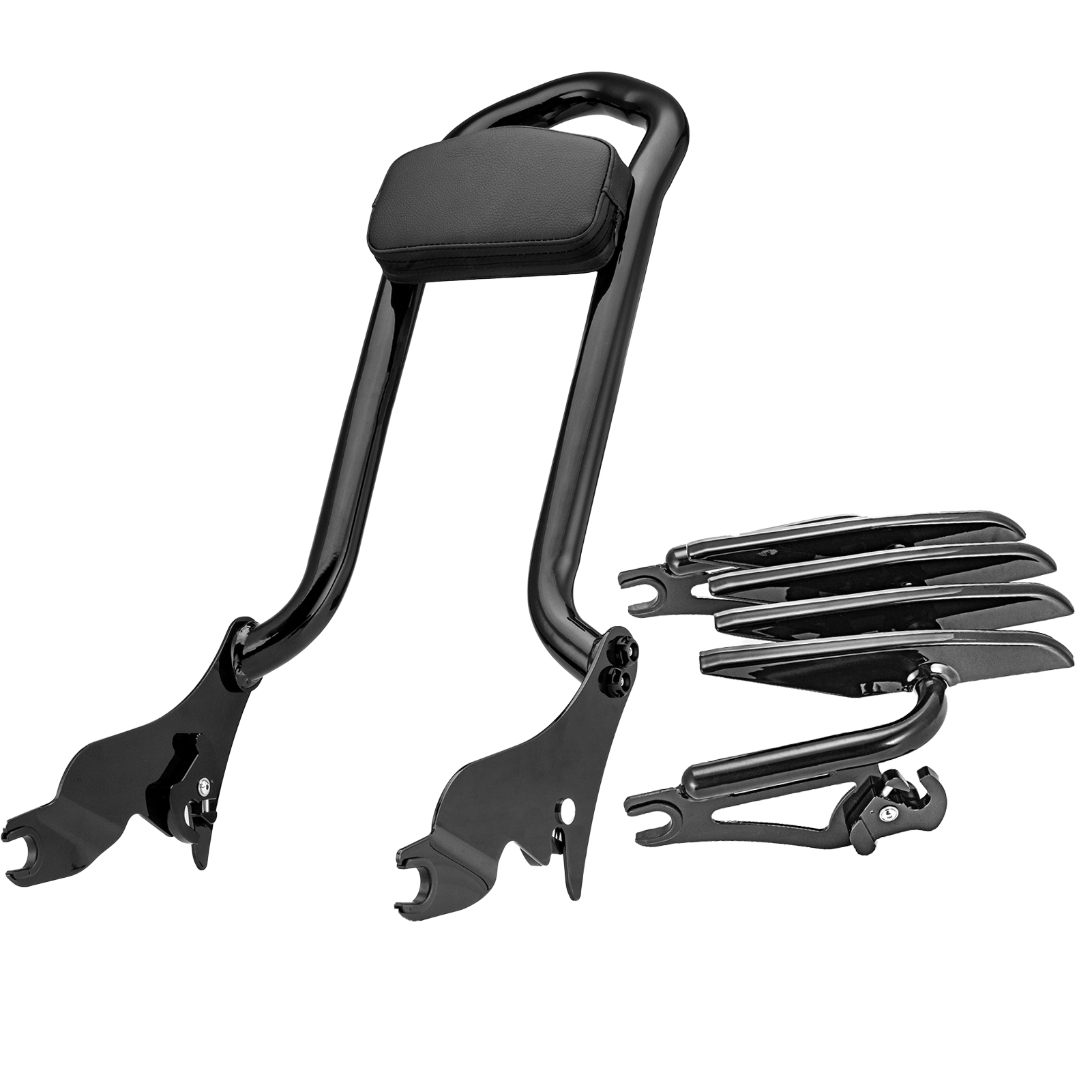 2009-2024 Harley Touring FLHX FLHT FLHR FLTR Sissy Bar Backrest Luggage Rack Docking Kit