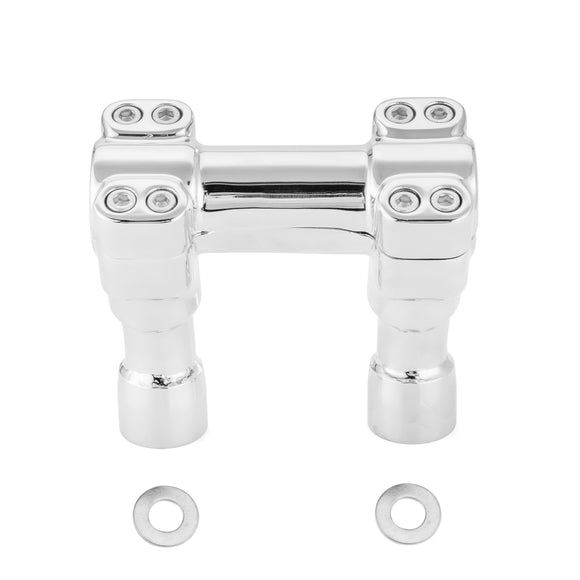 Harley Davidson 4/6/8 inch Riser 1 inch Pull Back 1" Handlebar Clamp