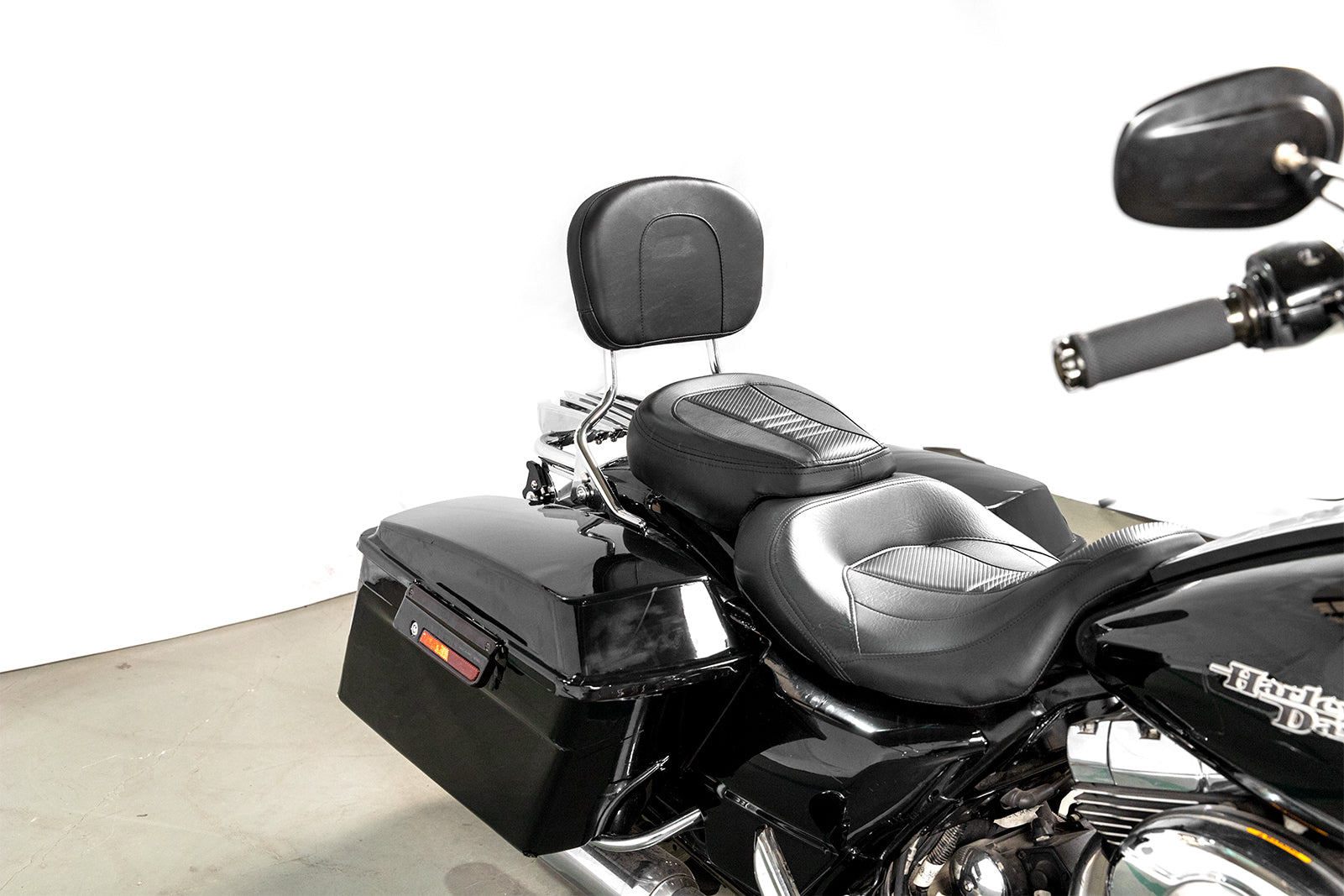 2009-2013 Harley Touring FLHR FLHRC FLHT FLHX FLTR Passenger Backrest Sissy Bar&Luggage Rack&Docking Kit