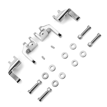For Harley Touring FLHT FLHX FLTR Road King Driver Floorboard Relocation Bracket