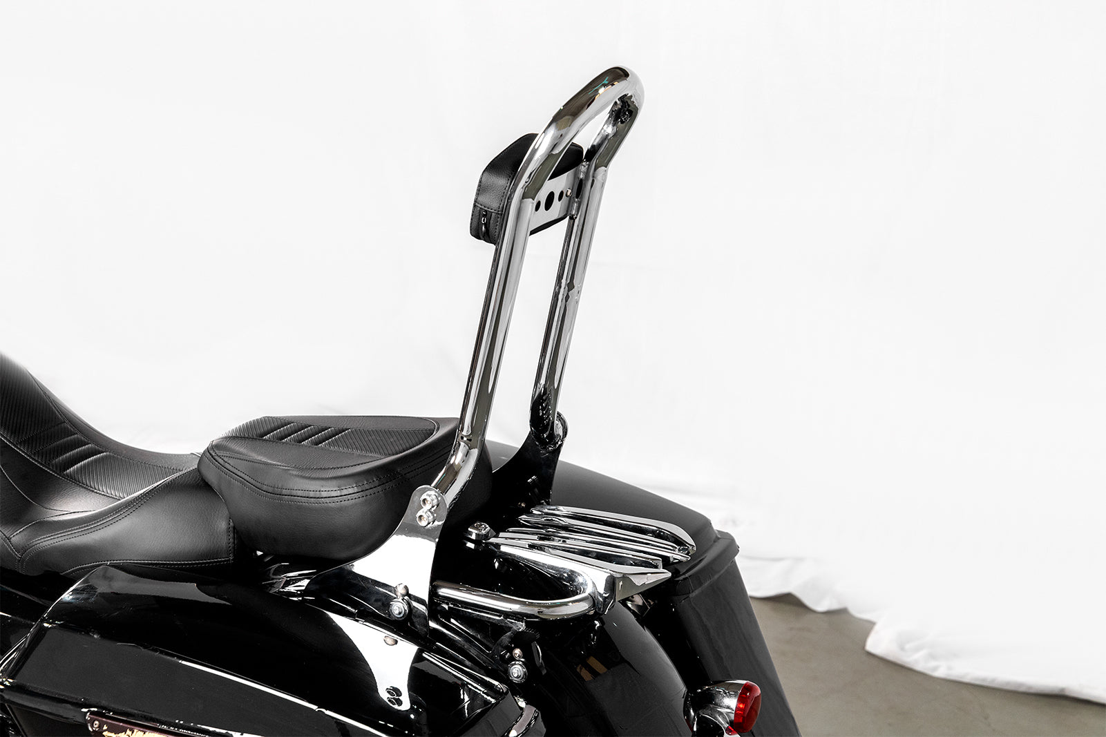 2009-2013 Harley Touring FLHR FLHX FLHT FLTR Chrome Sissy Bar Backrest&Luggage Rack&Docking Kit