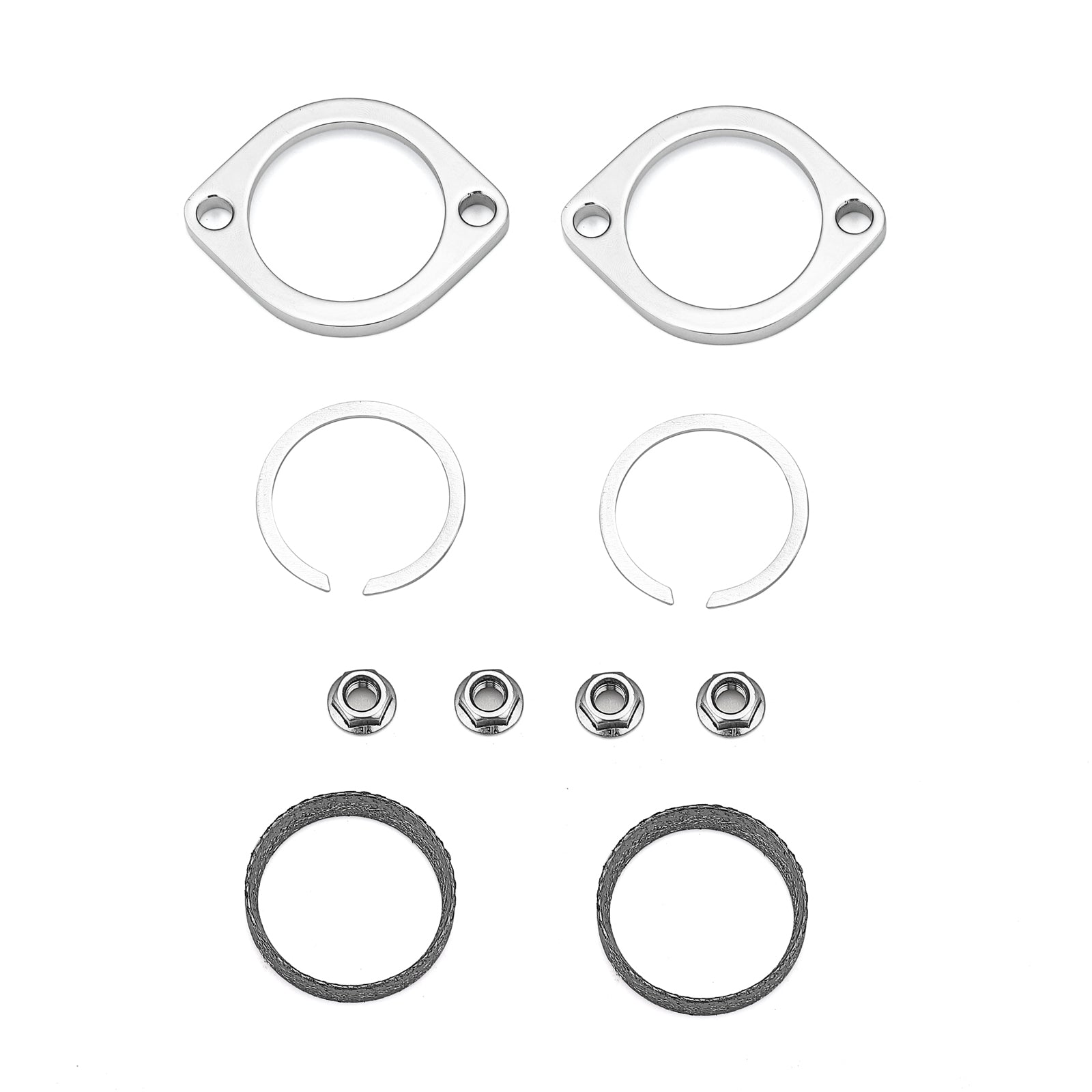 1984+ Harley Big Twin Touring Sportster Exhaust Flange Gasket Seal Install Kit