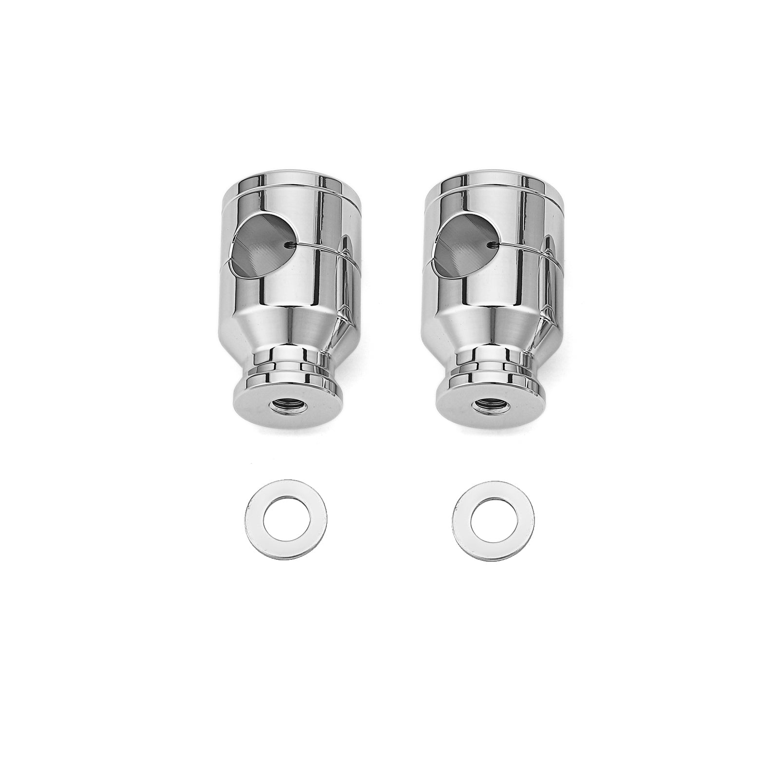 Buy chrome-silver Harley Softail Low Rider FXLR Heritage Classic  Hidden Standard 2&quot; 8&quot; Risers 1&#39;&#39; Handlebar Clamp