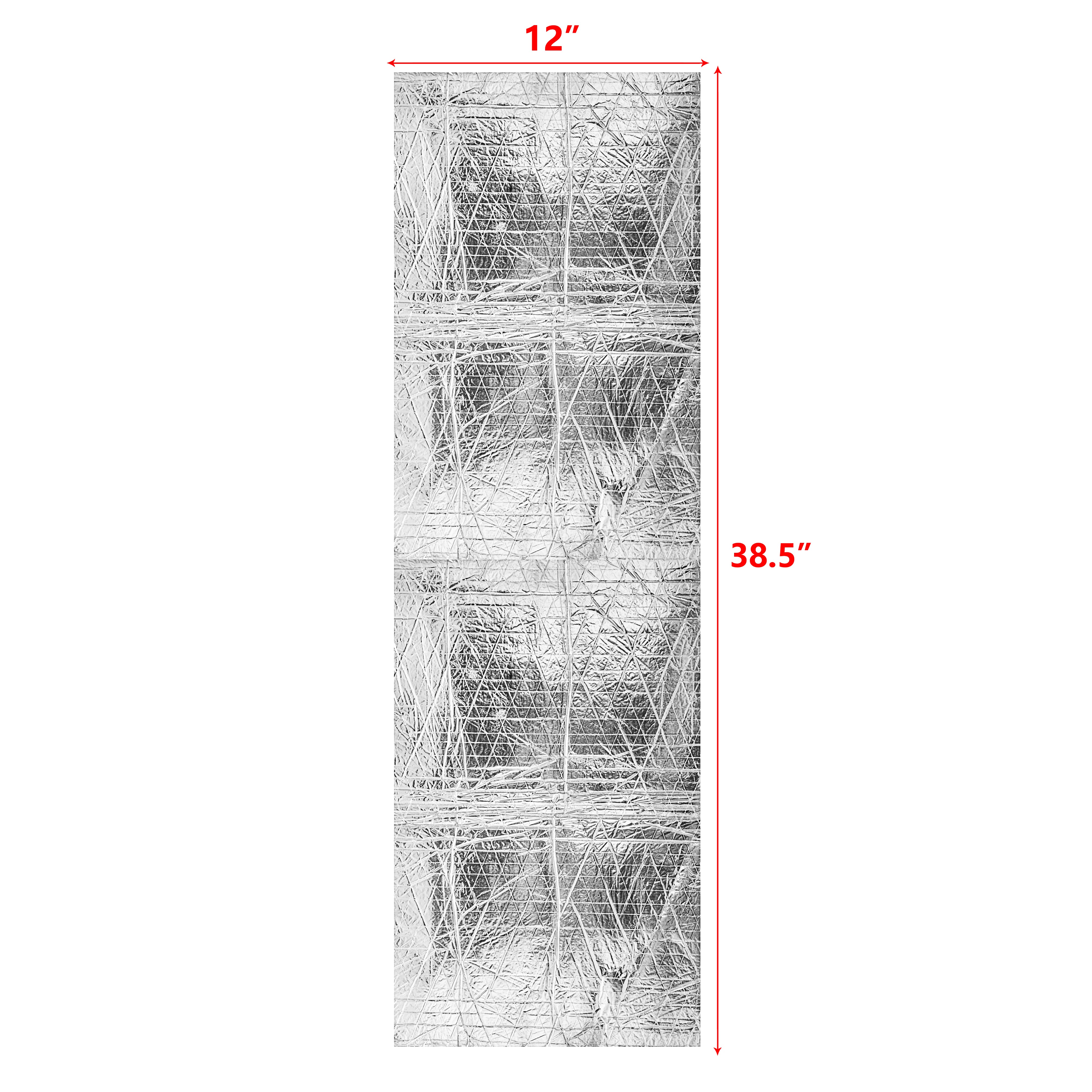 12"x39" Aluminum Professional Grade Sound Deadener Noise Deadener Heat Shield Insulation Waterproof Damping Mat 10mm - Mofun - ZT023