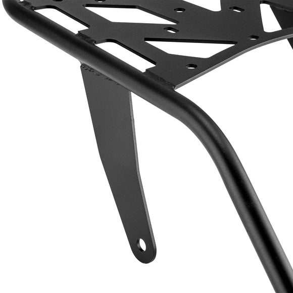 1986 - 2007 Yamaha XT225 Serow Steel Gloss Black Rear Luggage Rack - Mofun - 90205067