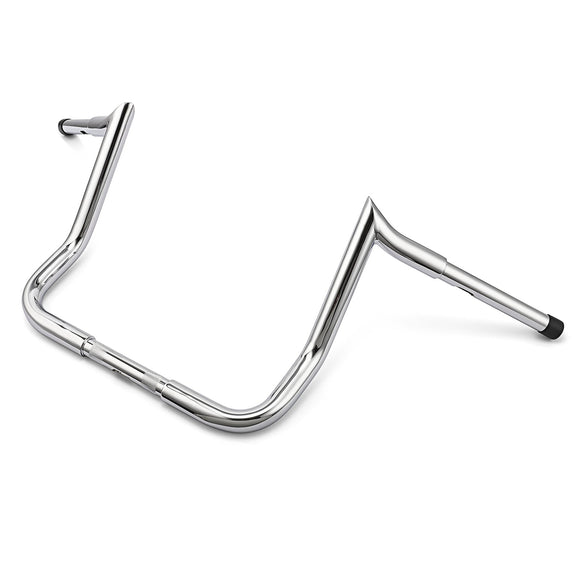 1986 - 2023 Harley Touring FLHT FLHX Rise 14" Clamp 1" Ape Hanger Meathook Handlebar - Mofun - HD084 - E