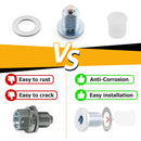 1987 - 2025 Kawasaki KLR650 Steel Low - Profile Magnetic Drain Bolt - Mofun - 90220006