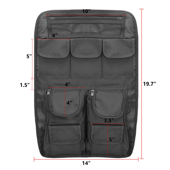 1993 - 2013 Harley Touring Road Glide Trip Pack Tour Pak Lid Cargo Organizer Pouch - Mofun - HD003 - B