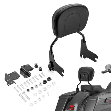 1997 - 2008 Harley Road King Street Glide Detachable Passenger Backrest Sissy Bar Docking Hardware Kit - Mofun - HD026 - B+HD021