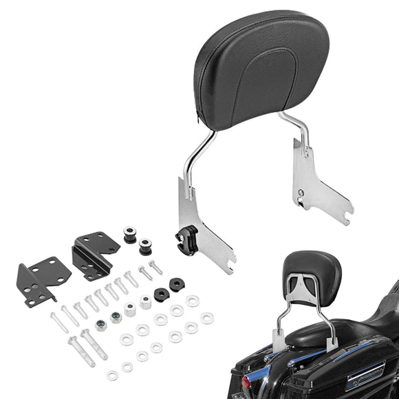 1997 - 2008 Harley Road King Street Glide Detachable Passenger Backrest Sissy Bar Docking Hardware Kit - Mofun - HD026 - E+HD021