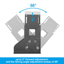 1998 - 2013 Harley Road Glide Adjustable Front Fairing Support Mount Bracket - Mofun - 90212013