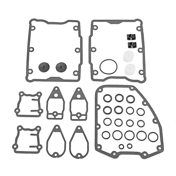 1999 - 2005 Harley Twin Cam Touring Timing Chain Tensioner Shoes Cover Gasket Set - Mofun - 90508009