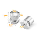 1999 - 2024 Harley Touring Electra Glide Softail Deluxe Deuce 2x Solo Seat Vintage Nuts - Mofun - 90320009