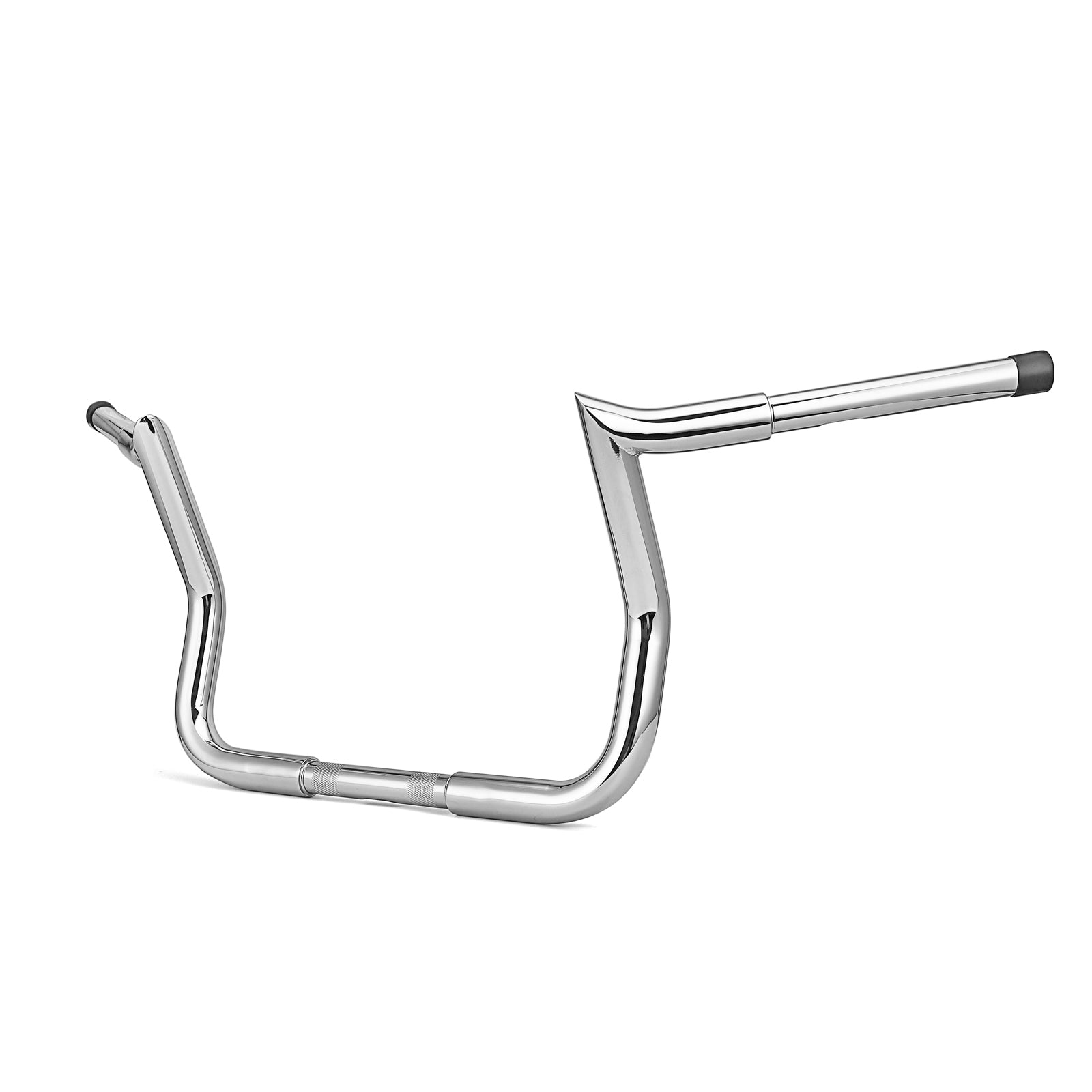 Buy chrome-silver 1986+ Harley Street Electra Glide Black Chrome 1&quot; Clamp 12&quot; Rise Meathook Bar Handlebar
