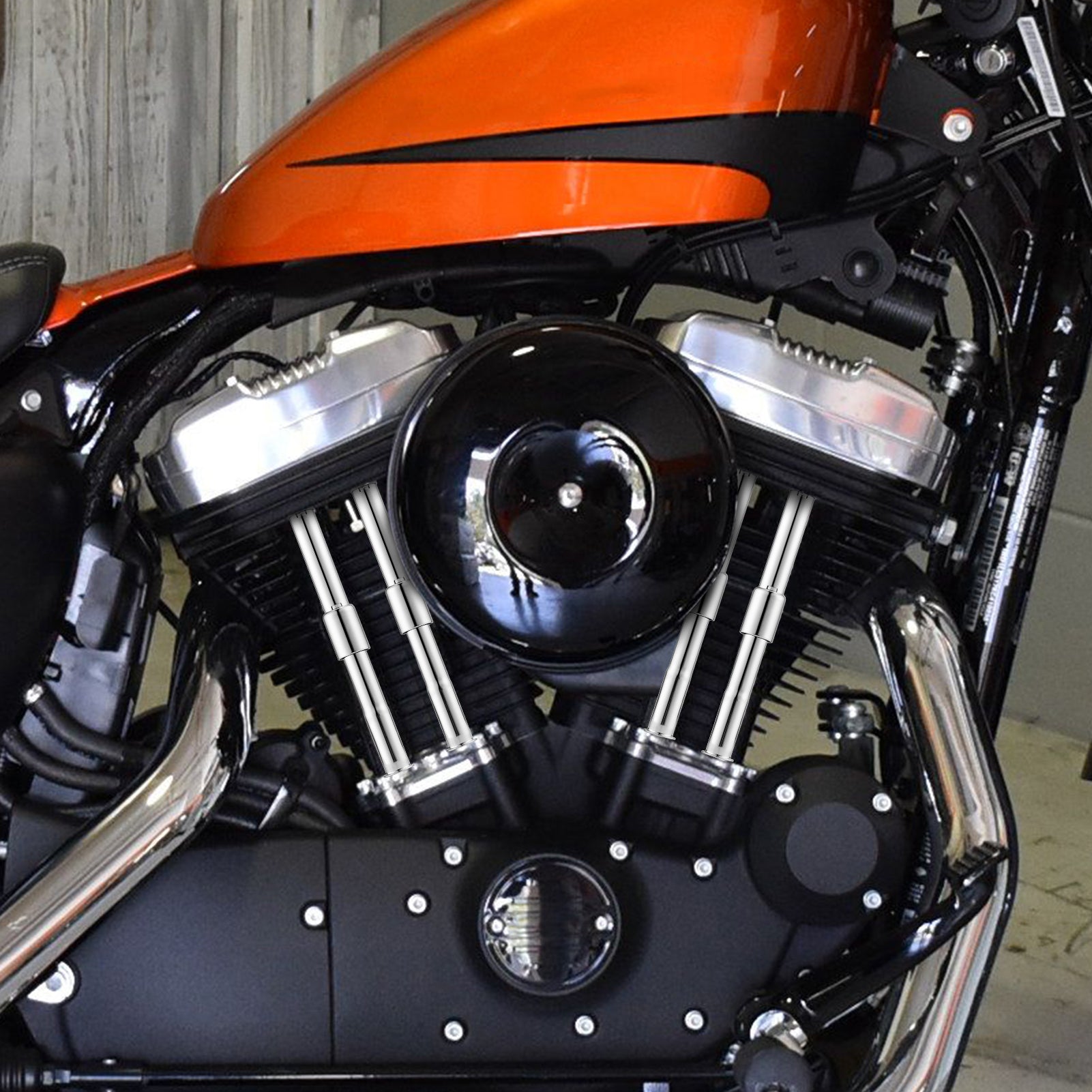 2004-2023 Harley Sportster XL Adjustable Pushrods Cover Kit-4