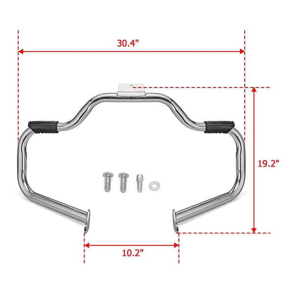 2000 - 2017 Harley Davidson Fatboy Softail Fatboy FLST Highway Engine Guard Crash Bar - Mofun - HD049 - B