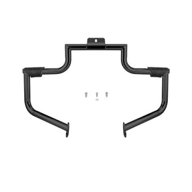 2000 - 2017 Harley Softail FL Gloss Black Rust - Proof Front Engine Guard Crash Bar - Mofun - 90201037