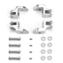 2000 - 2017 Harley Softail FL Models Driver Floorboard Out & Forward 1" Brackets - Mofun - 90420013