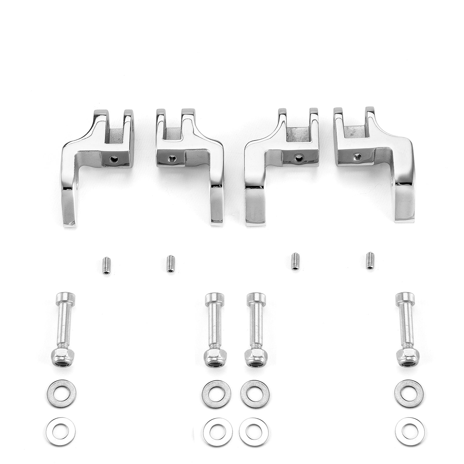 2000 - 2017 Harley Softail FL Models Driver Floorboard Out & Forward 1" Brackets - Mofun - 90420013