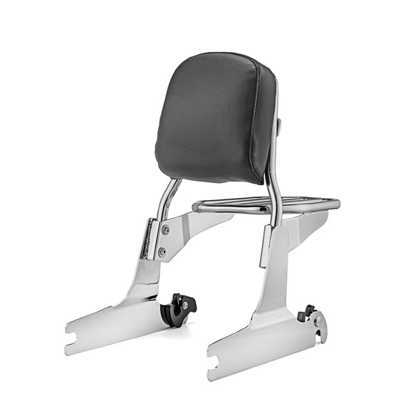 2000 - 2017 Harley Softail Standard Height Passenger Backrest Sissy Bar & Luggage Rack - Mofun - 90302039