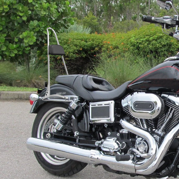 2006 - 2017 Harley Dyna Fat Bob Low Rider Detachable Backrest Passenger Sissy Bar - Mofun - HD074 - E