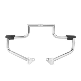 2006 - 2017 Harley Dyna Steel Pipe Chrome Front Engine Guard Crash Bar - Mofun - 90201038