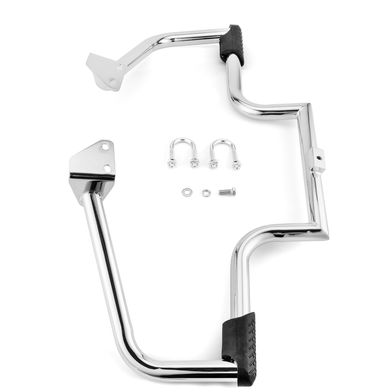 2006 - 2017 Harley Dyna Steel Pipe Chrome Front Engine Guard Crash Bar - Mofun - 90201038