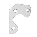 2008 - 2022 Kawasaki Concours 1400 CNC T6 Billet Silver 2" Handlebar Riser adapter Kit - Mofun - ZT188