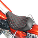 2008 - 2024 Harley Touring Road Glide Street Glide Road King Red Square Solo Rider Seat - Mofun - 90305004
