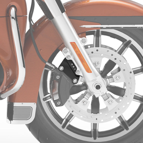 2008 - UP Harley Touring FLHR Brake Caliper Extension Brackets 13" Rotors L + R - Mofun - 90220009