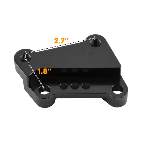 2008 - UP Harley Touring FLHR Brake Caliper Extension Brackets 13" Rotors L + R - Mofun - 90220009