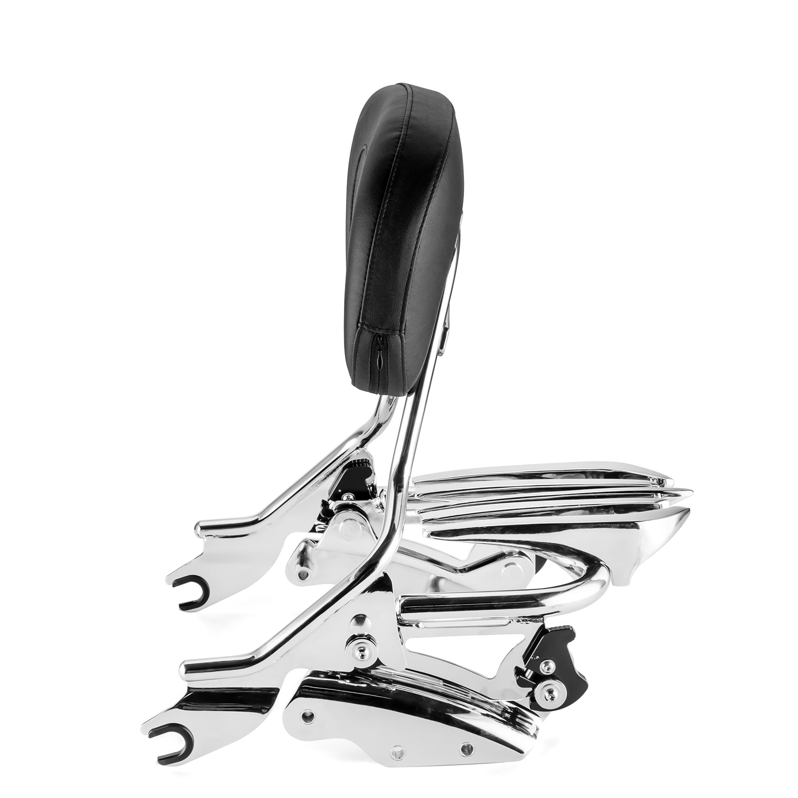 2009 - 2013 Harley Touring FLHR FLHRC FLHT FLHX FLTR Passenger Backrest Sissy Bar&Luggage Rack&Docking Kit - Mofun - 90303001+90302002+90205090