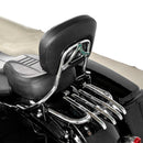 2009 - 2013 Harley Touring FLHR FLHT FLHX FLTR FLHRC Passenger Backrest Sissy Bar&Luggage Rack&Docking Kit - Mofun - 90302002+90205017+90303001