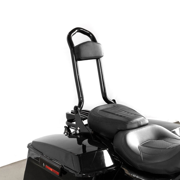 2009 - 2013 Harley Touring FLHX FLHT FLHR FLTR Passenger Backrest Sissy Bar&Luggage Rack&Docking Hardware Kit - Mofun - 90303002+90302096+90205091