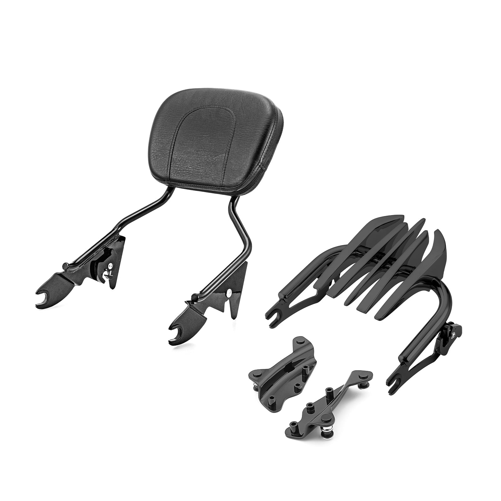 2009 - 2013 Harley Touring Road King Street Glide Sissy Bar&Luggage Rack&Docking Kit - Mofun - 90303002+90302003+90205091