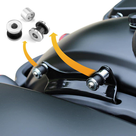 2009 - 2024 Harley Davidson Touring Quick Release Sissy Bar Rack 4 Point Docking Hardware - Mofun - 90303026