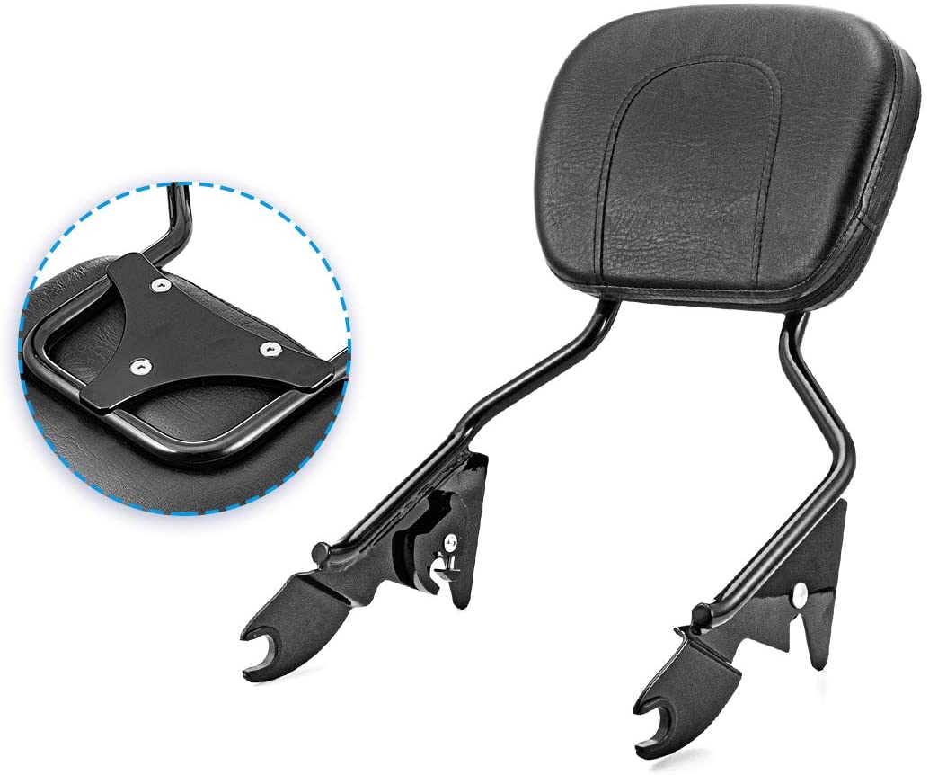 2009 - 2024 Harley Road King Street Glide Detachable Passenger Backrest Sissy Bar Rack Docking Kit - Mofun - HD025 - B
