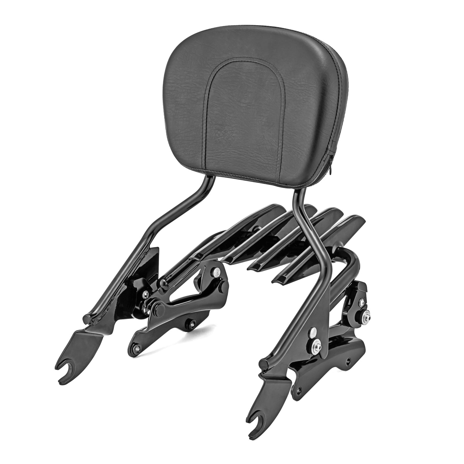 2009 - 2024 Harley Road King Street Glide Detachable Passenger Backrest Sissy Bar Rack Docking Kit - Mofun - HD025 - B+HD022 - B+HD019 - B