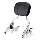 2009 - 2024 Harley Road King Street Glide Passenger Backrest Sissy Bar Luggage Rack Docking Kit - Mofun - HD025 - E+HD019 - E