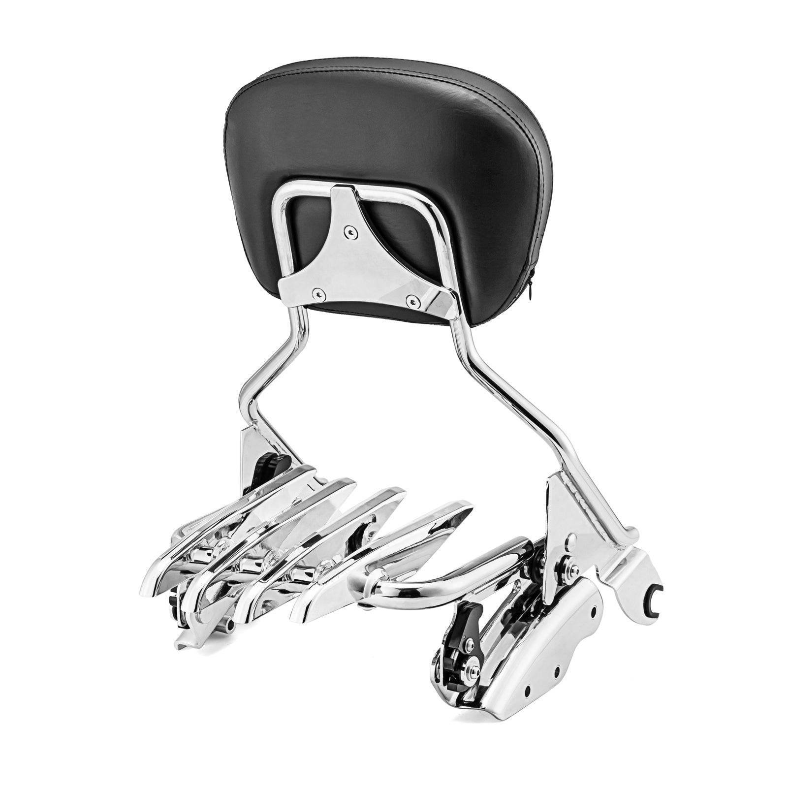 2009 - 2024 Harley Road King Street Glide Passenger Backrest Sissy Bar Luggage Rack Docking Kit - Mofun - HD025 - E+HD022 - E+HD019 - E