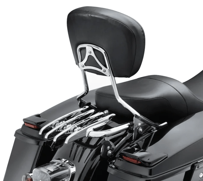 2009 - 2024 Harley Road King Street Glide Passenger Backrest Sissy Bar Luggage Rack Docking Kit - Mofun - HD025 - E