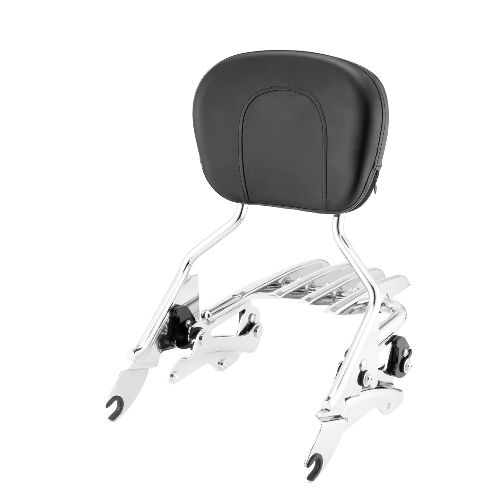 22" Sissy Bar Backrest With Stealth Rack – Fits Harley Road King & Road Glide 2009+