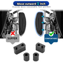 2009 - 2024 Harley Touring FLHT FLHR FLTR Driver Floorboard Extension Spacers Aluminum Alloy - Mofun - 90420019