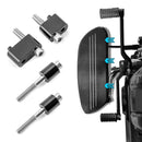 2009 - 2024 Harley Touring FLHT FLHR FLTR Driver Floorboard Extension Spacers Aluminum Alloy - Mofun - 90420019