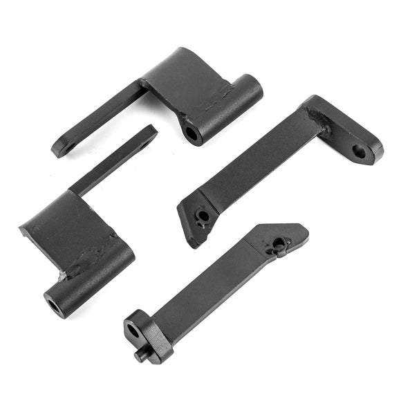 2009 - 2024 Harley Touring FLHT FLHR FLTR FLHX Driver Floorboard Relocation Brackets Steel - Mofun - 90420020