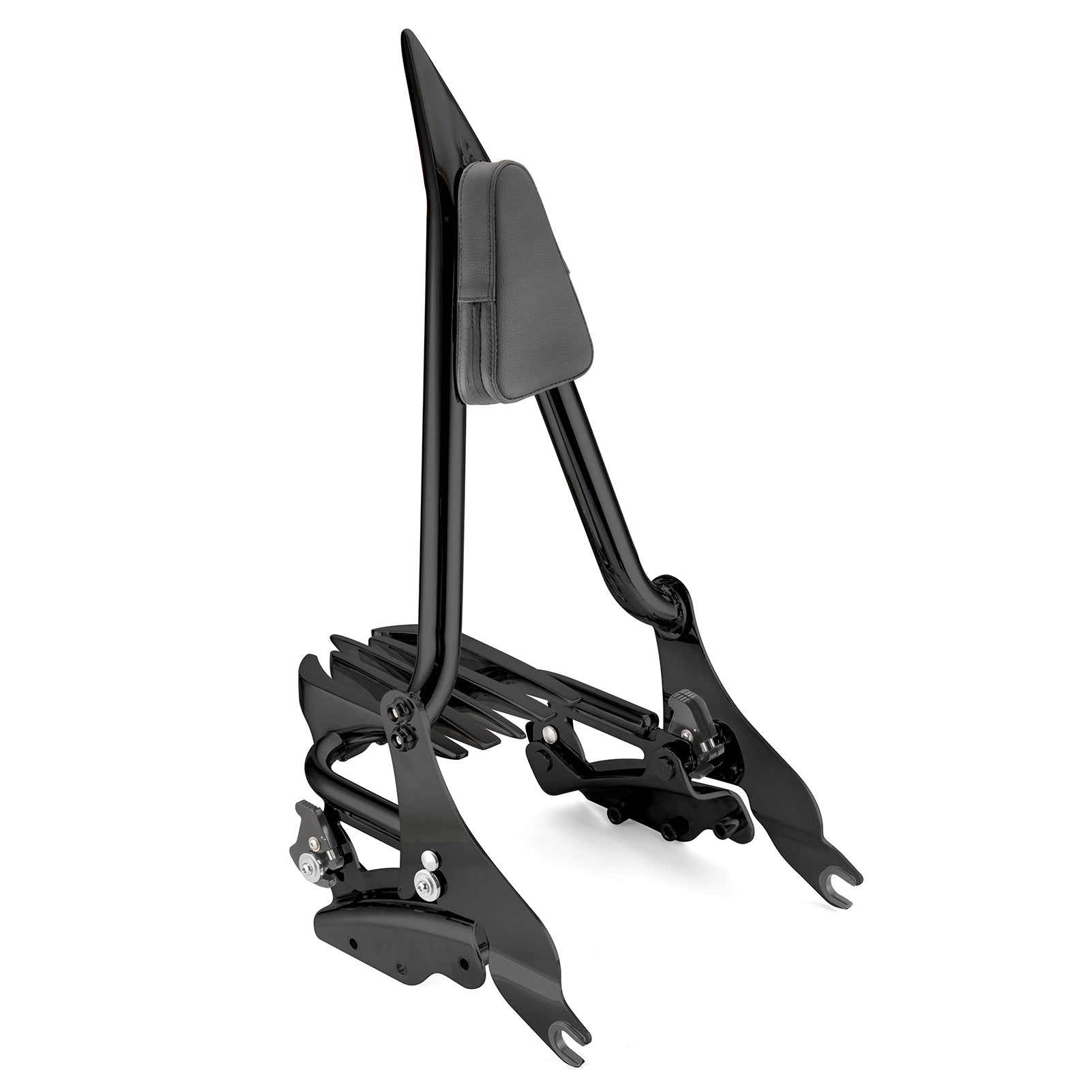 2009 - 2024 Harley Touring FLHX FLHT FLHR FLTR Passenger Backrest Sissy Bar&Luggage Rack&Docking Hardware Kit - Mofun - 90303002+90302098+90205091