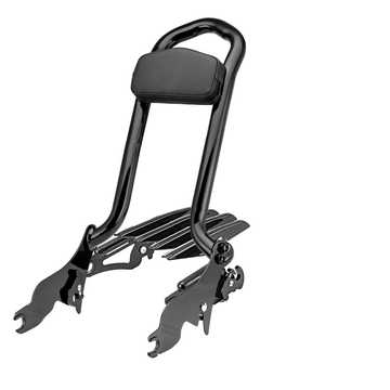 2009 - 2024 Harley Touring FLHX FLHT FLHR FLTR Sissy Bar Backrest Luggage Rack Docking Kit - Mofun - 90302096+HD019 - B+HD022 - B