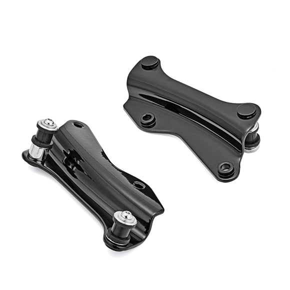 2009 - 2024 Harley Touring FLHX FLHT FLHR FLTR Sissy Bar Backrest Luggage Rack Docking Kit - Mofun - 90302096+HD019 - B+HD022 - B